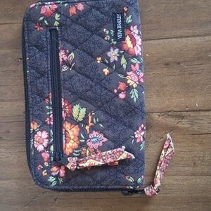 Vintage Vera Bradley “Kensington” Wallet Wristlet – Hidden Strap, Made in USA